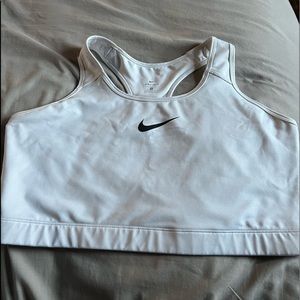 Nike Dri-Fit White Sports Bra Size 3XL